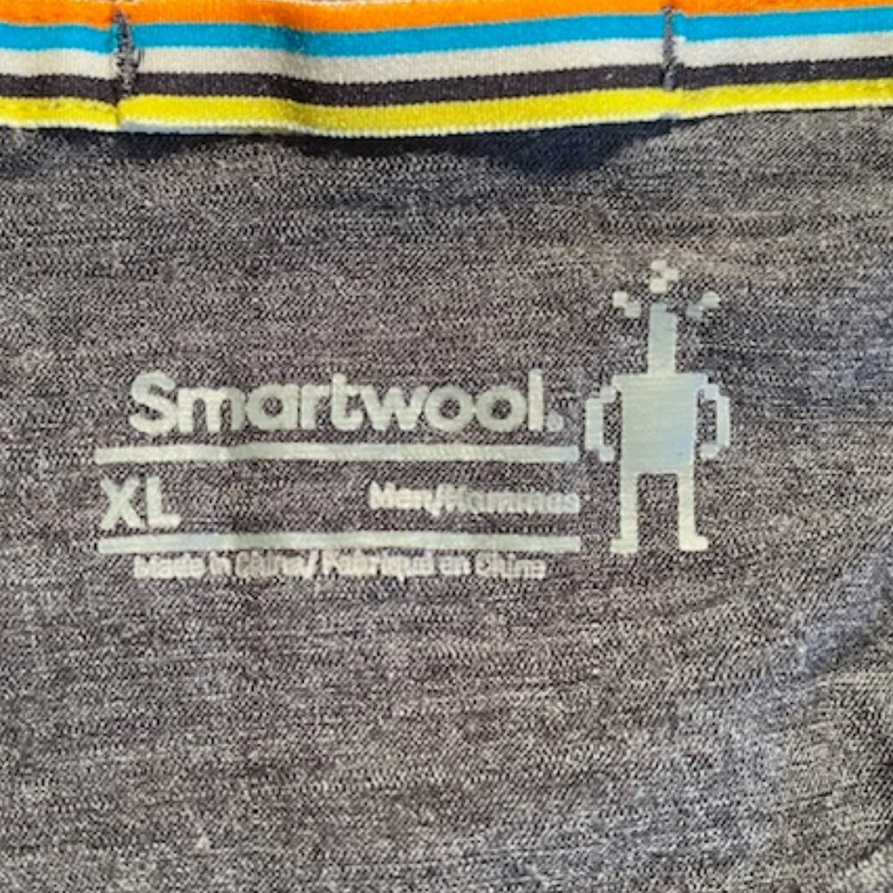 Smartwool Gray Long Sleeved Base Layer- Size Xl - image 6